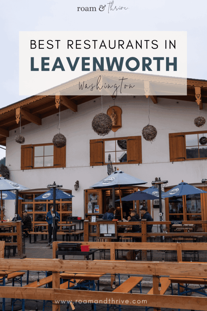 best restaurants in leavenworth wa