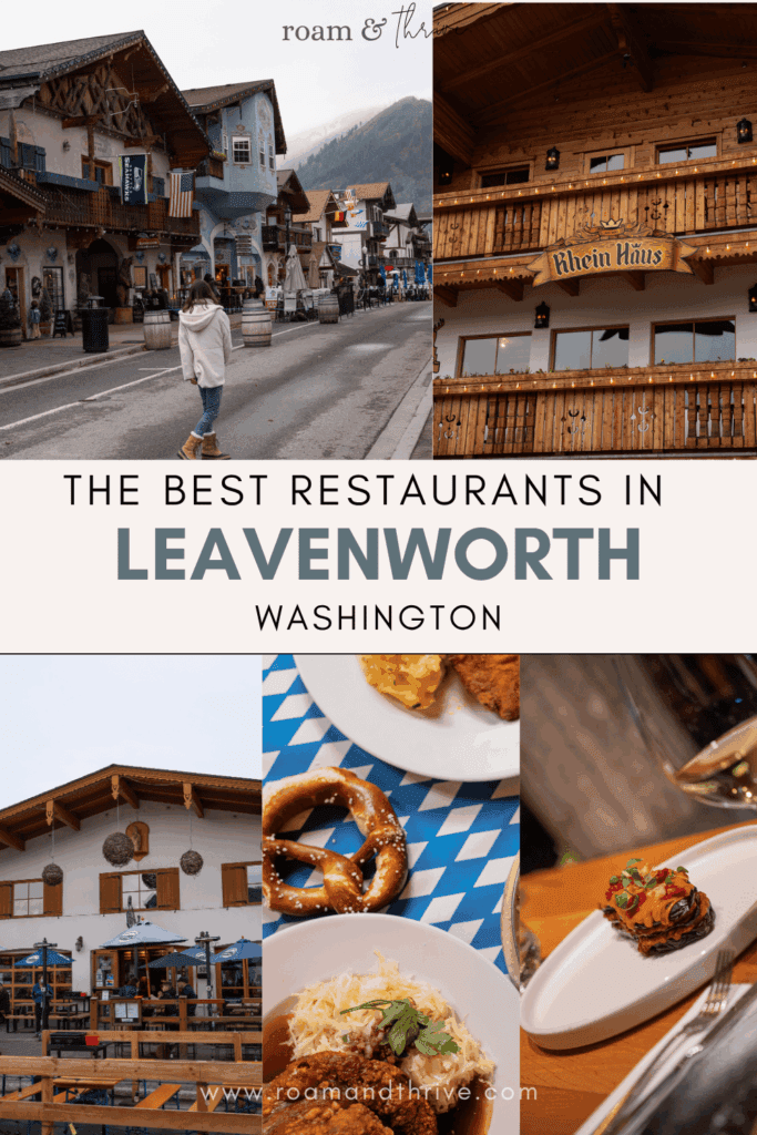 best restaurants in leavenworth wa