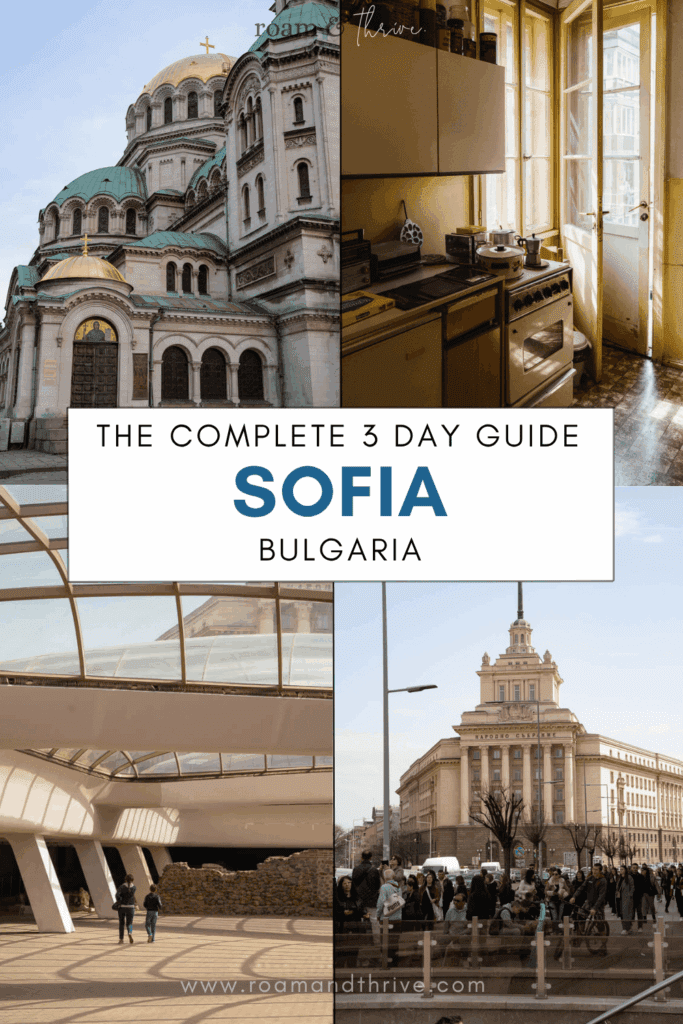 a 3 day sofia itinerary