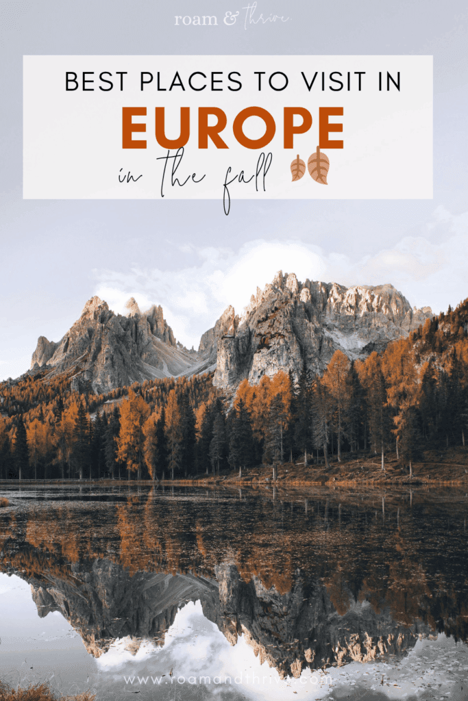 best places to visit in europe in the fall