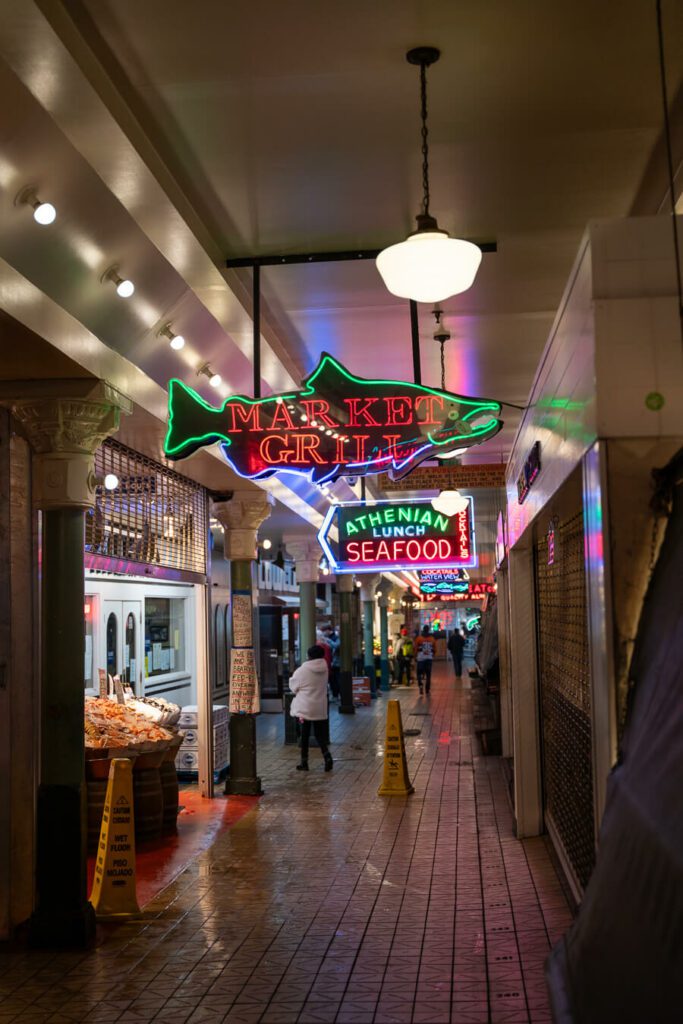interior pike place market seattle