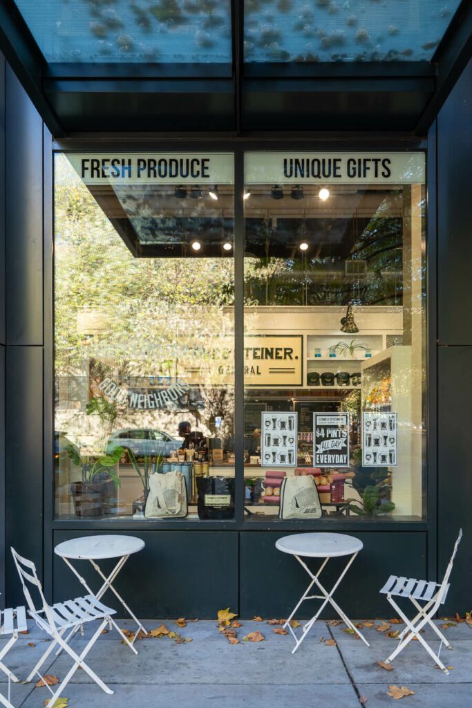 cafe storefront in seattle, wa