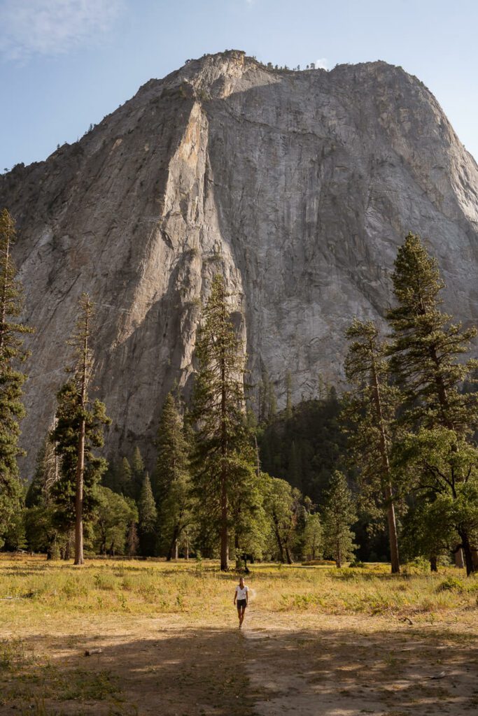 el capitan from yosemite valley