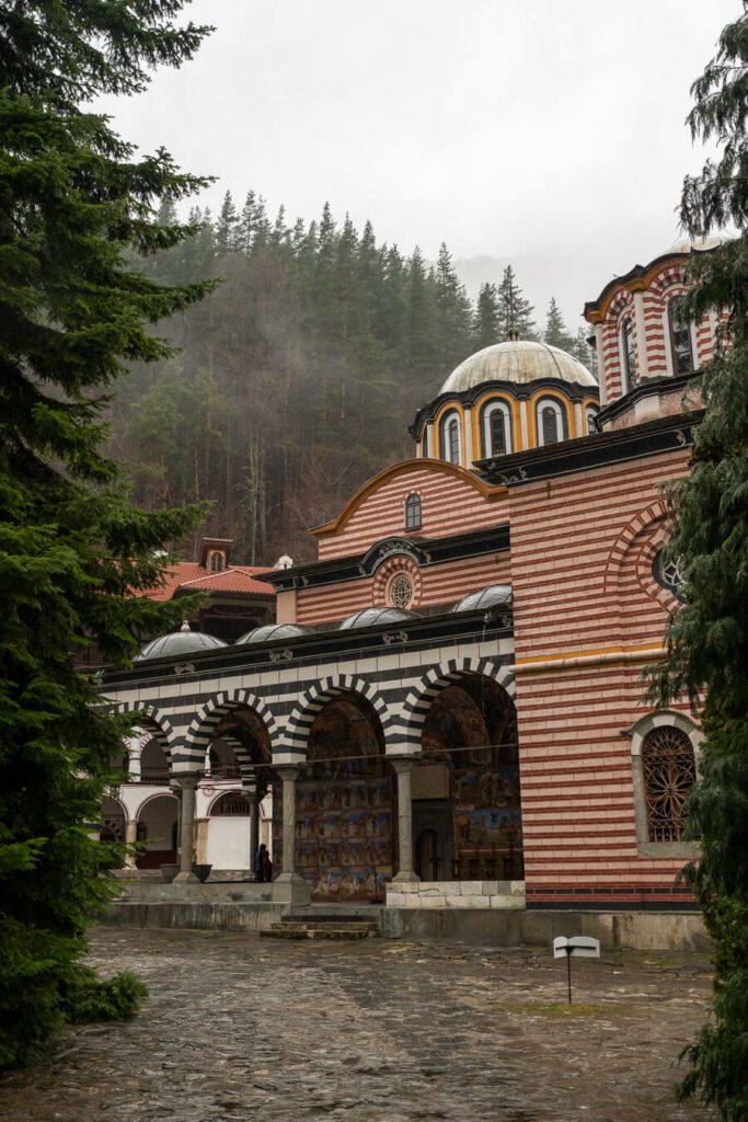 main church at rila monastery bulgaria