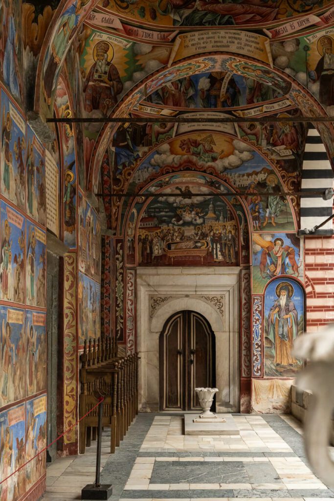 rila monastery mural paintings