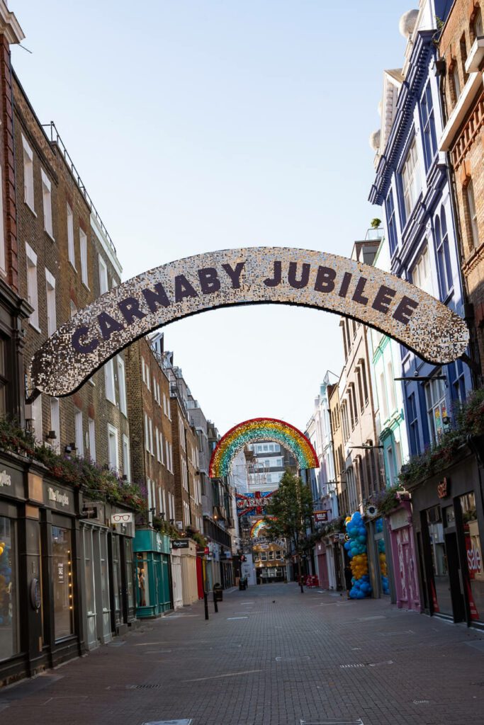 carnaby street- things to do in soho london