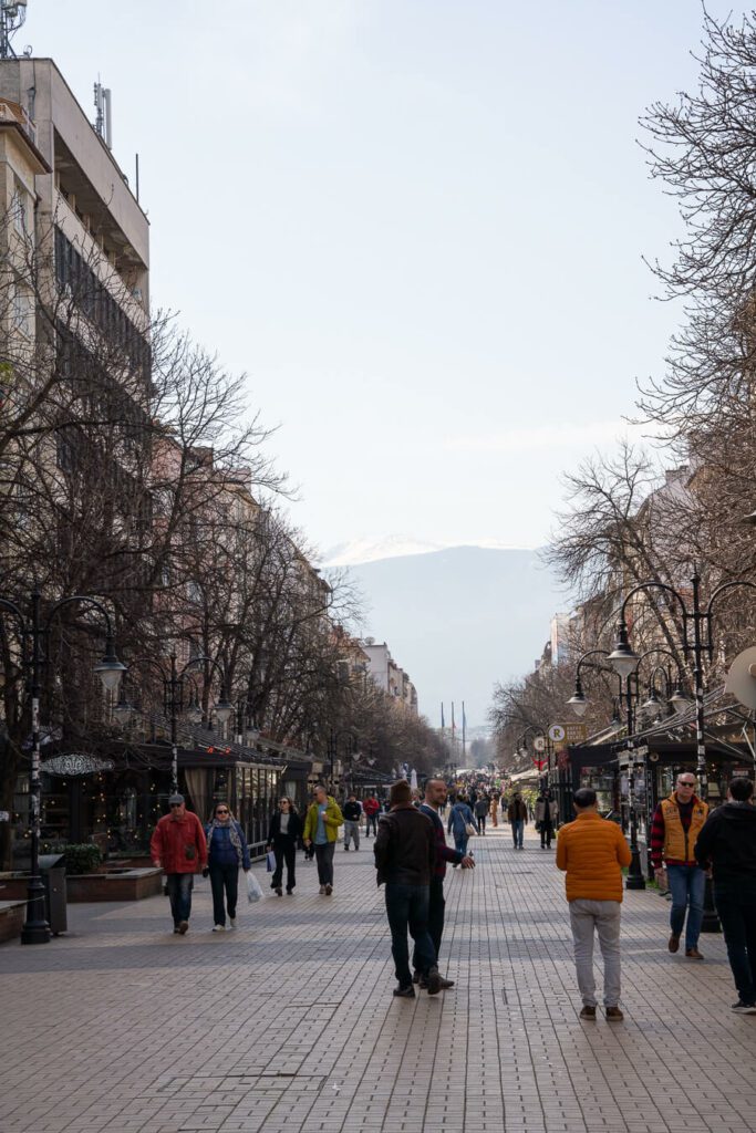 vitosha blvd stroll during a sofia itinerary