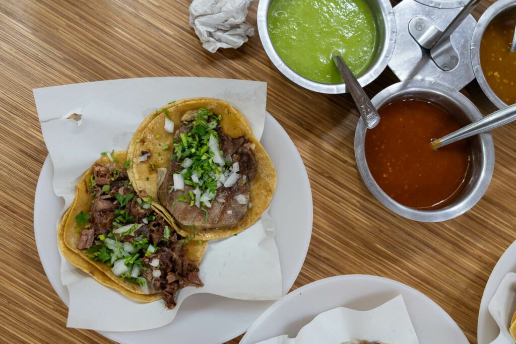 tacos in mexico city