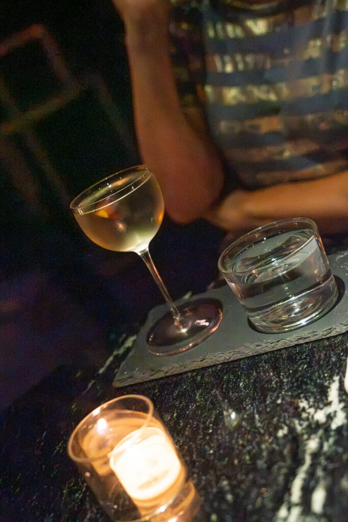 cocktail at handshake speakeasy mexico city