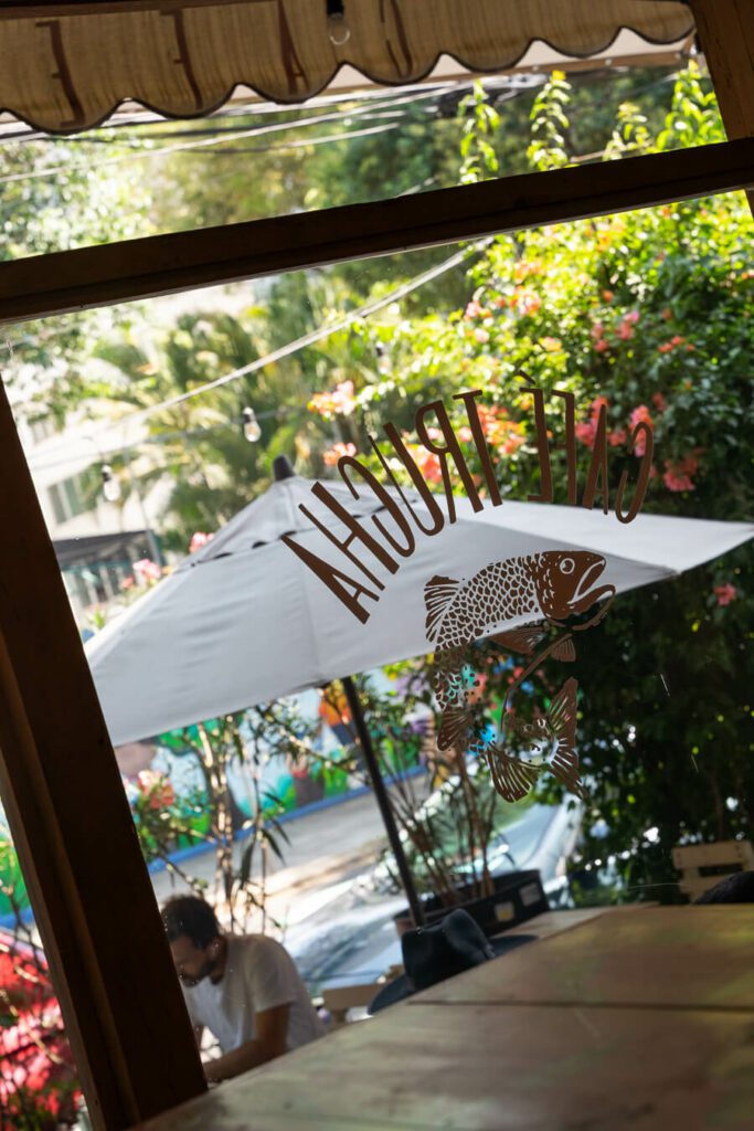 cafe trucha in mexico city