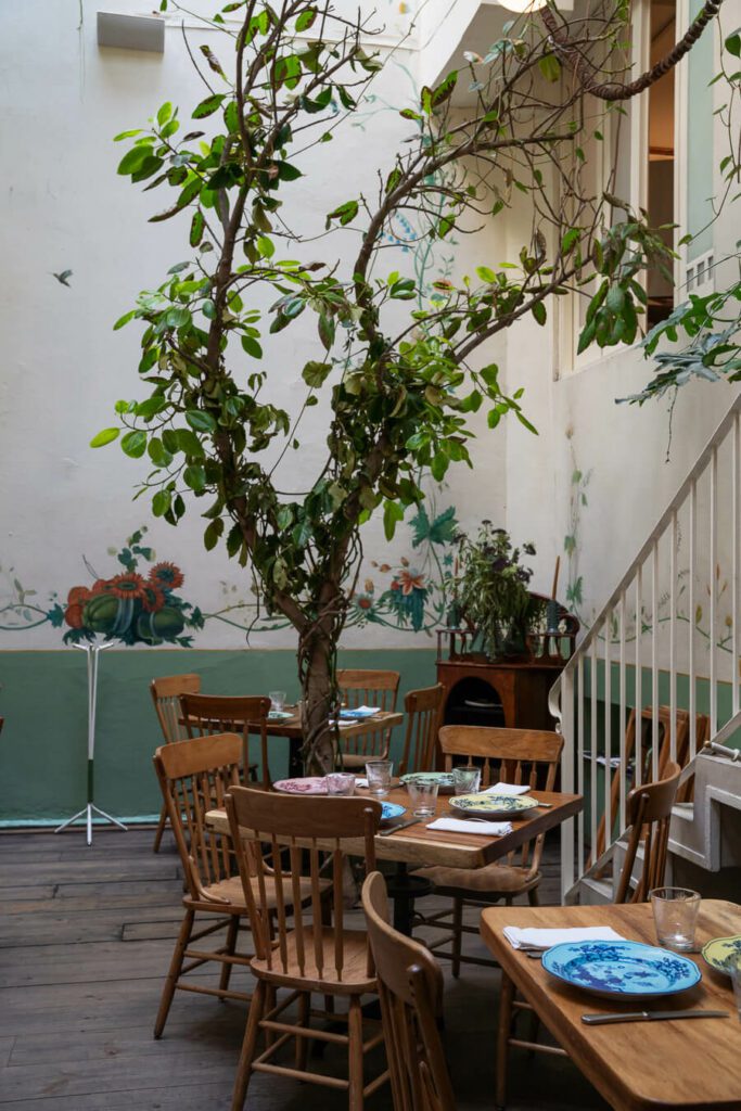 rosetta restaurant interior mexico city