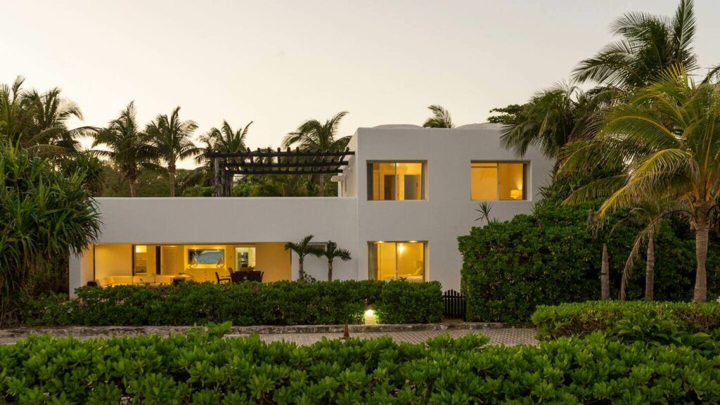 a house on the beach in playa del carmen mexico