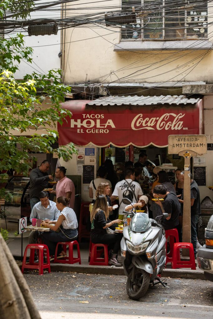 tacos hola el guero on amsterdam condesa