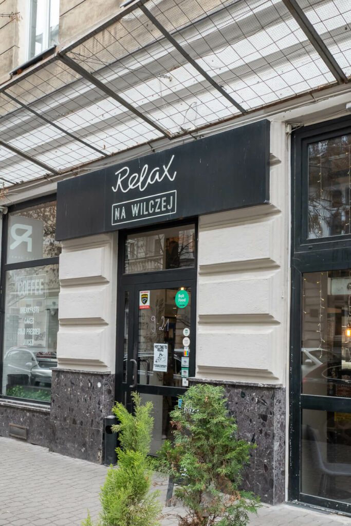 Relax na Wilczej, warsaw cafe