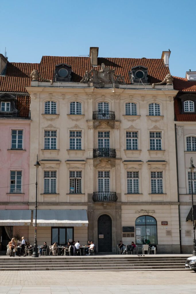 old town building in warsaw