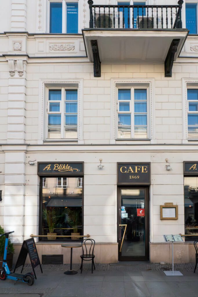 A.Blikle historic cafe and doughnut store