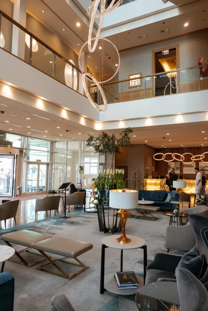 Intercontinental warsaw lobby