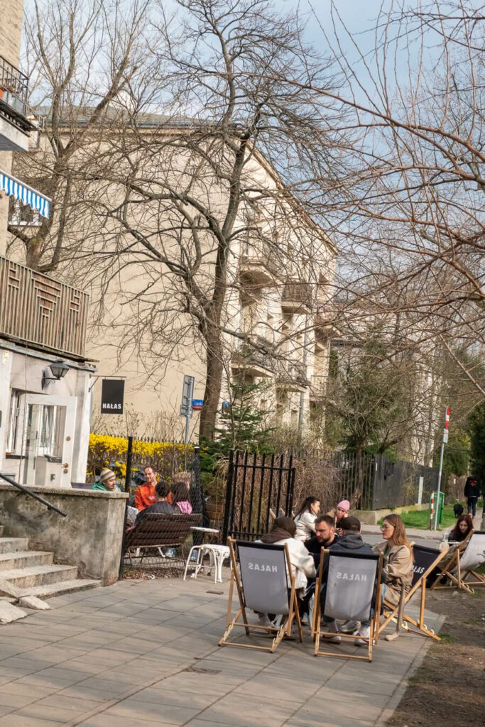 Halas cafe in Saska kepa warsaw poland