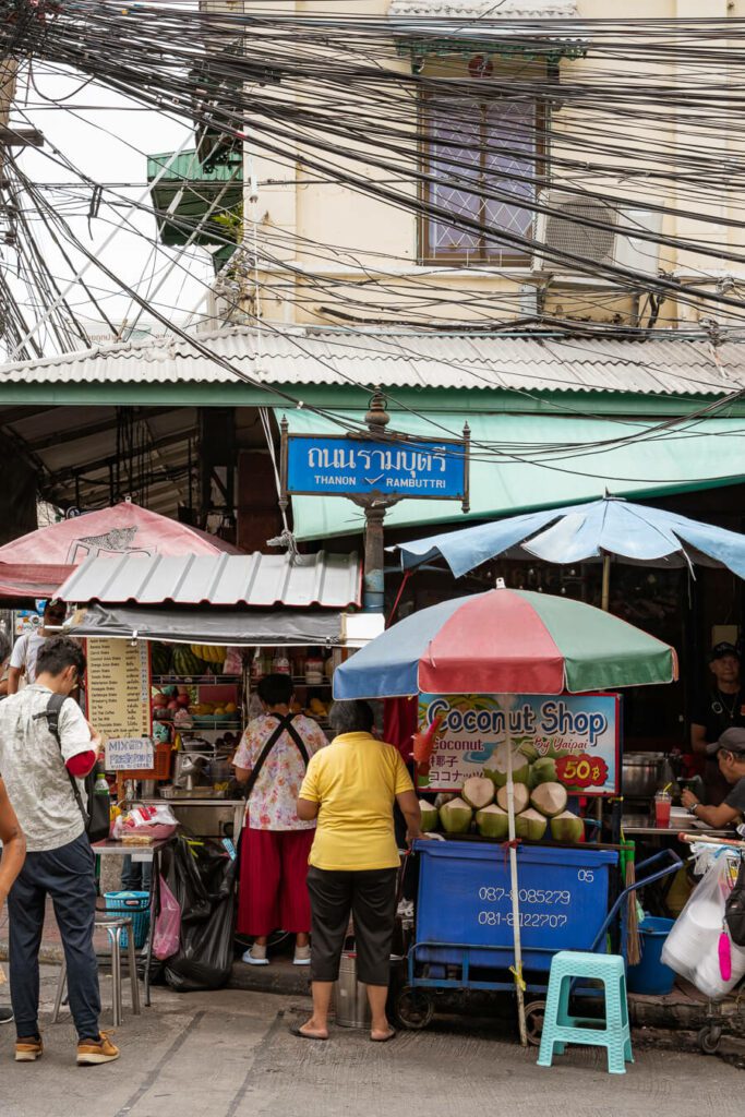 street food stalls in bangkok thailand