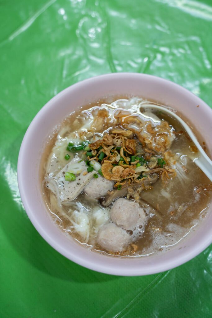 pork noodle soup at Khun Daeng's Vietnamese Noodle