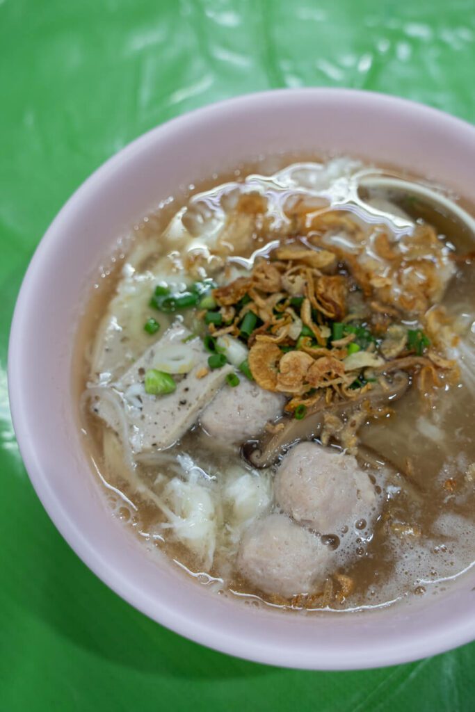 pork noodle soup at Khun Daeng's Vietnamese Noodle