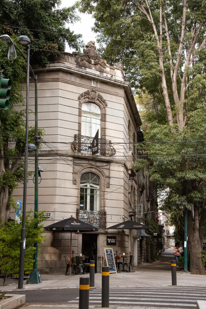 a corner on Colima, roma norte mexico city