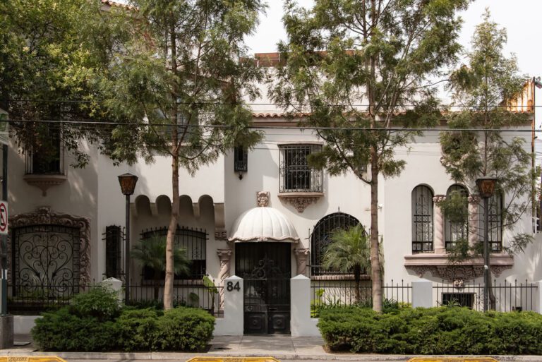 a large mansion on casona in la condesa mexico city