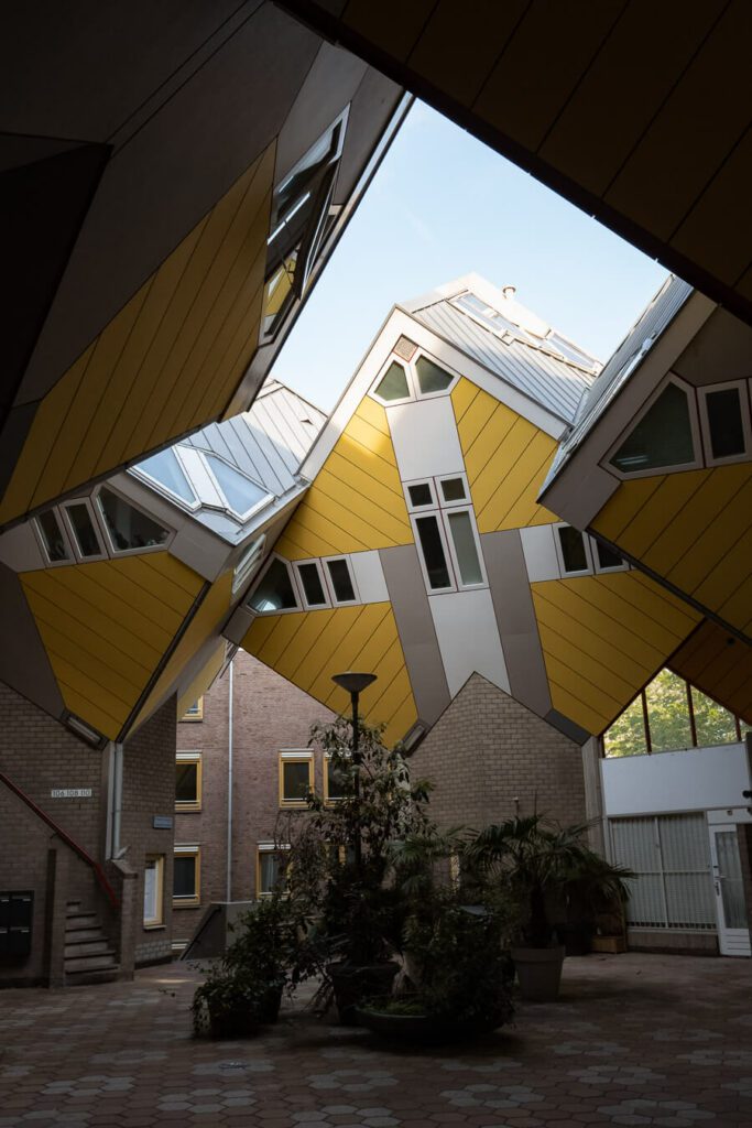 cube houses interior complex rotterdam