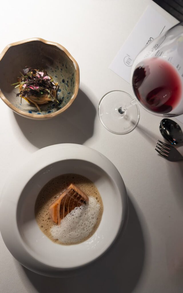 dish at Nuta restaurant in Warsaw