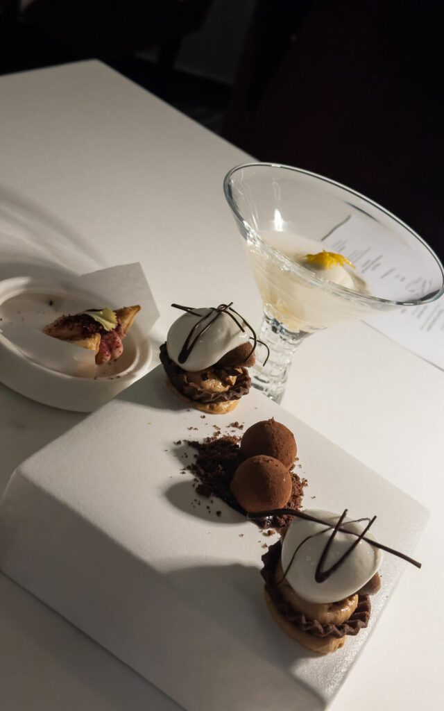 Dessert at Nuta in Warsaw