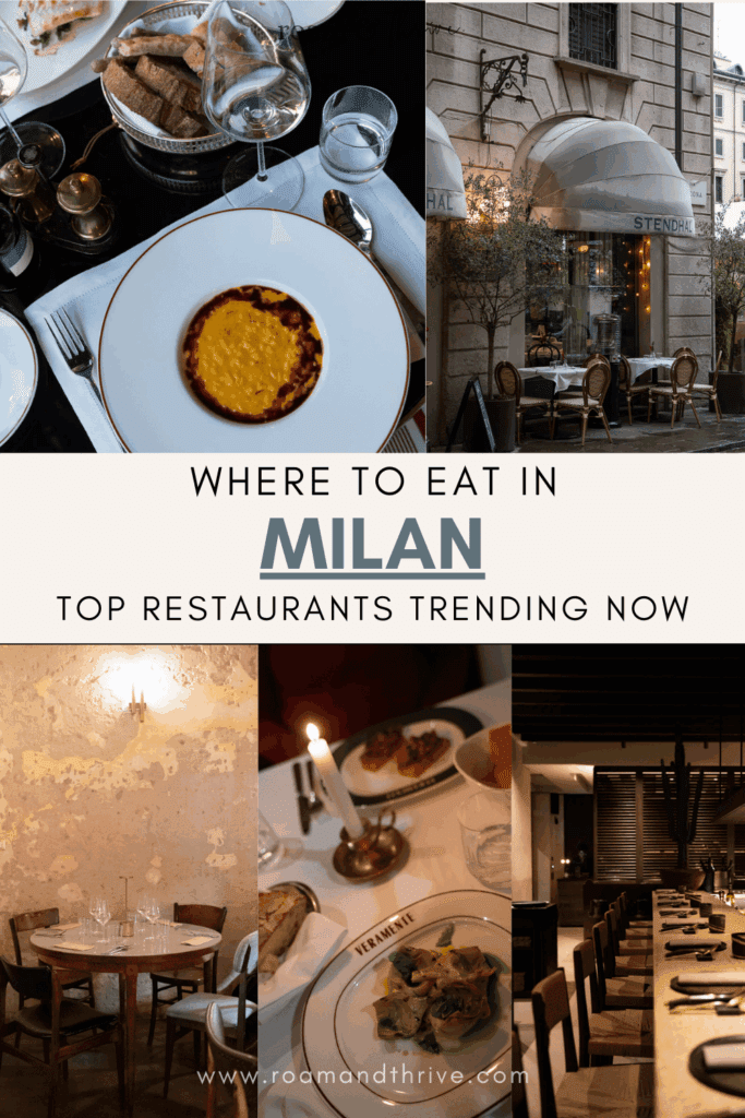 best restaurants in milan italy