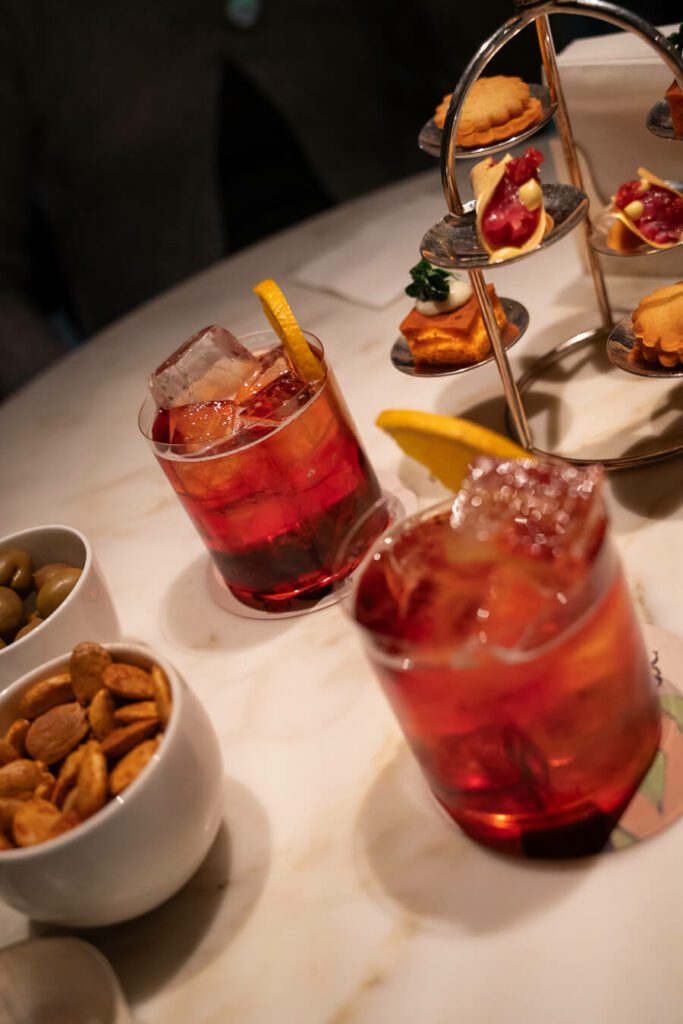 negroni sbagliato in milan at aperitivo