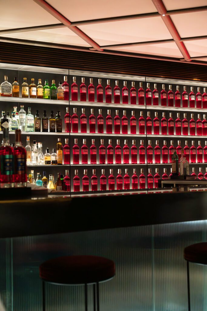 camparino in galleria in milan, the iconic campari bar.