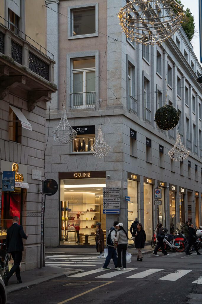 fashion district in milan italy