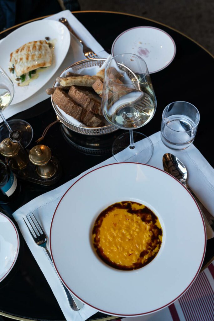 lunch at 10_11 Restaurant one of the best restaurants in milan italy