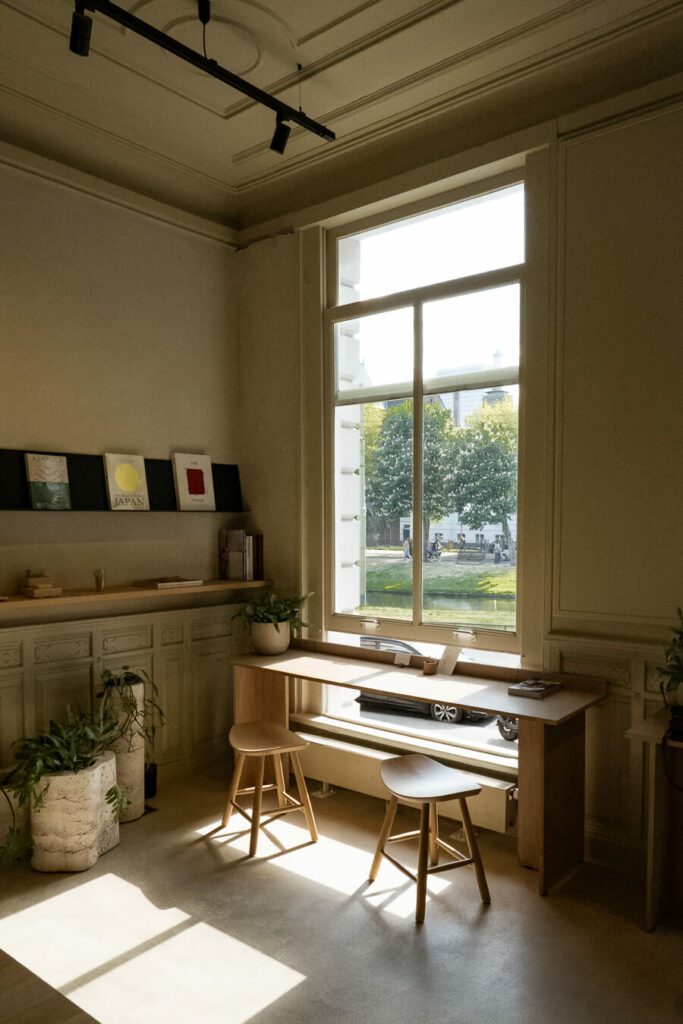 window at hotel ame cafe and boutique