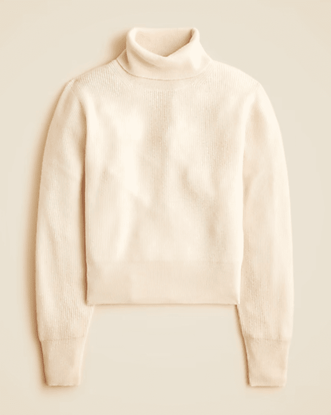 warm cashmere sweater- winter packing list