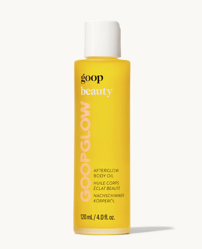 goop afterglow body oil
