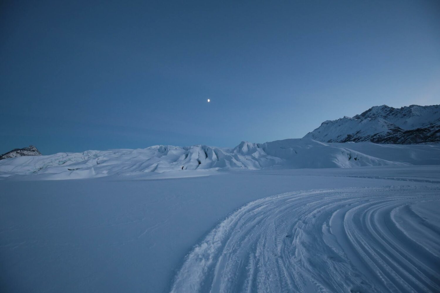 landscape covered in snow