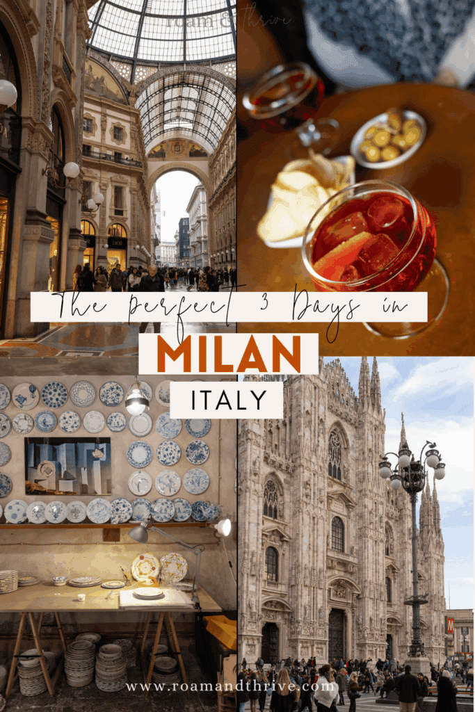 3 days in milan itinerary