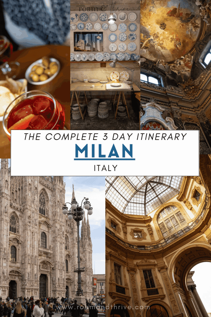 the ultimate milan itinerary