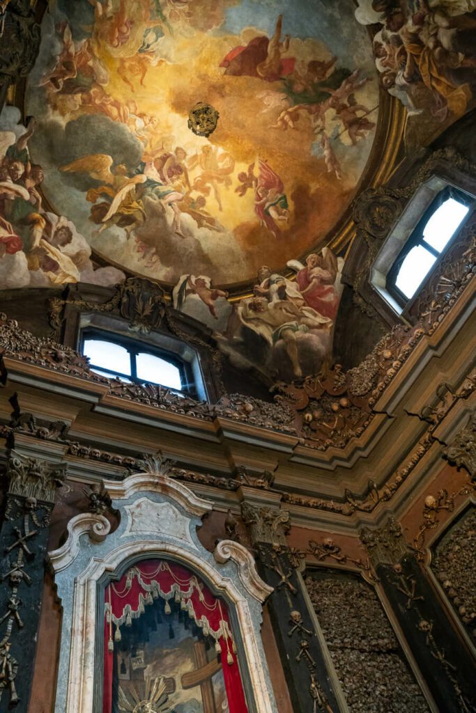 interior of Santuario di San Bernardino alle Ossa