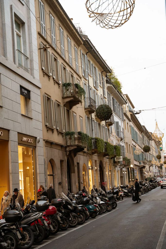 Quadrilatero della Moda street