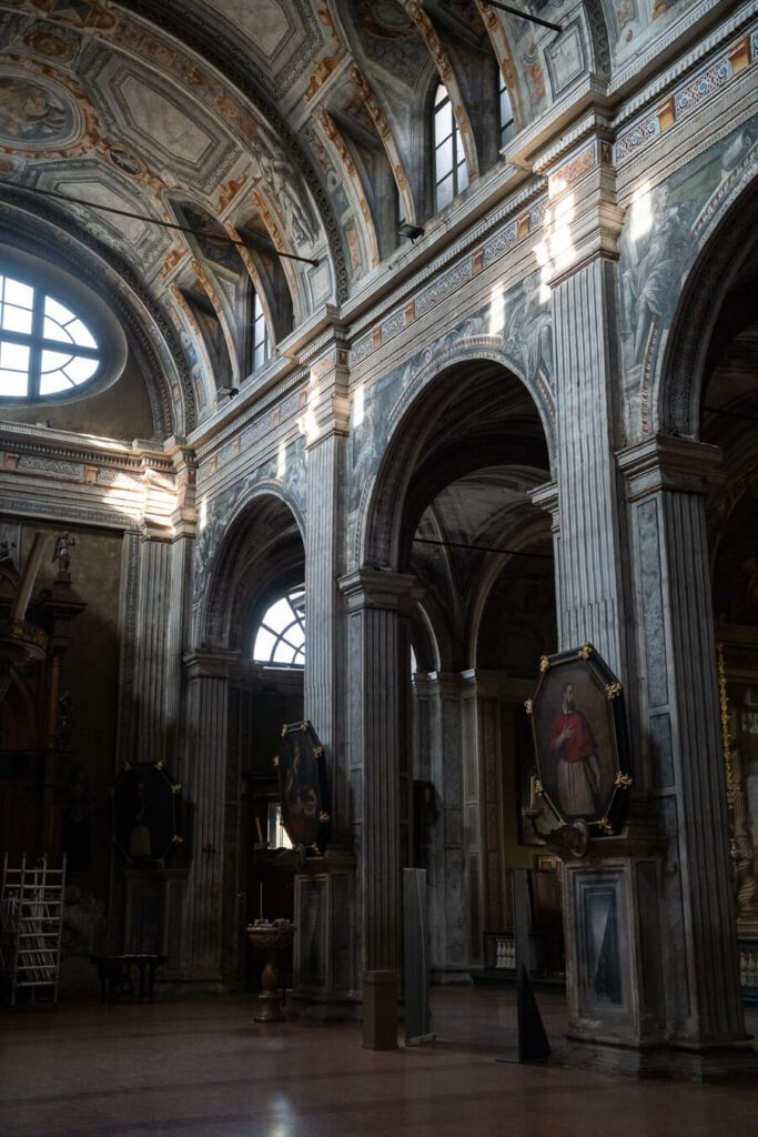 church interior in milan