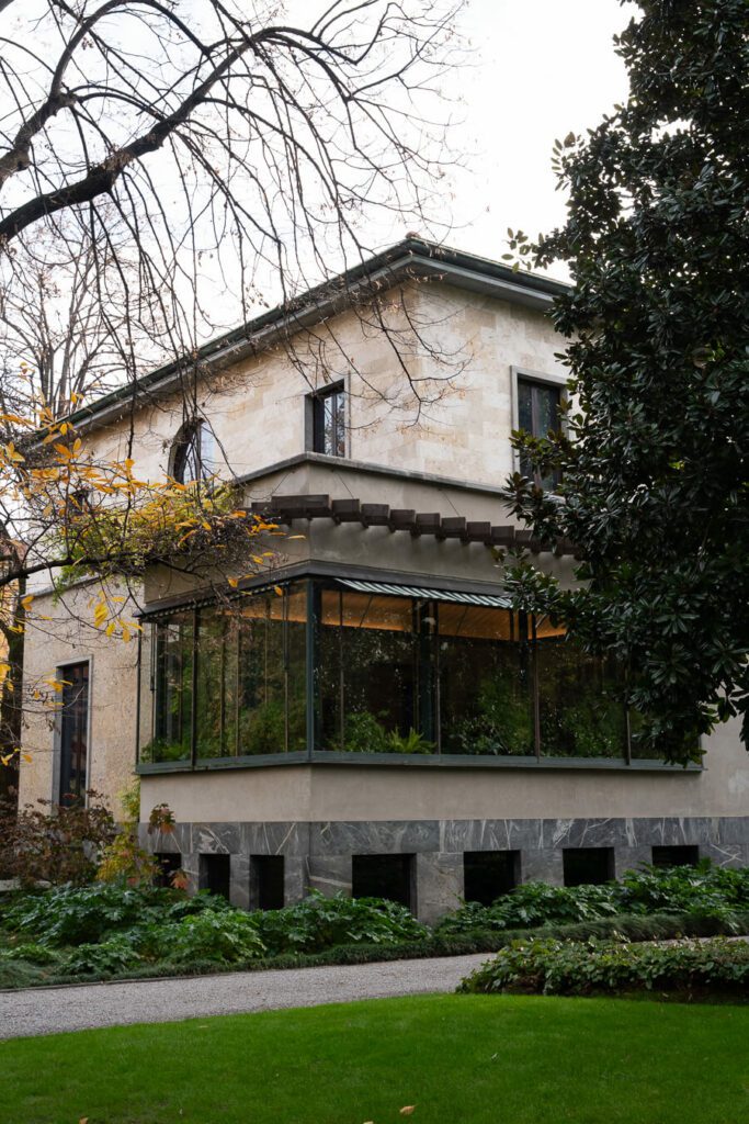 Villa Necchi Campiglio exterior, milan